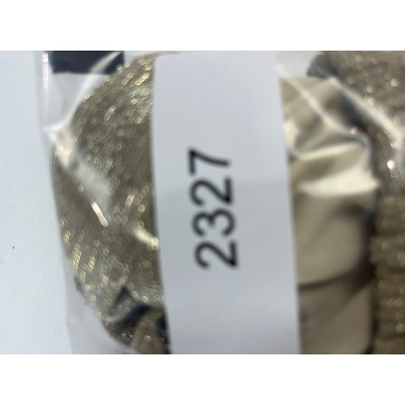 Vince Camuto Gold Metallic Off The Shoulder Long Sleeve Tie Waist Top 1X - Picture 7 of 8